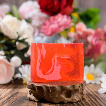 桃桃街玫瑰之恋精油手工皂洗脸洗澡 玫瑰之恋1块