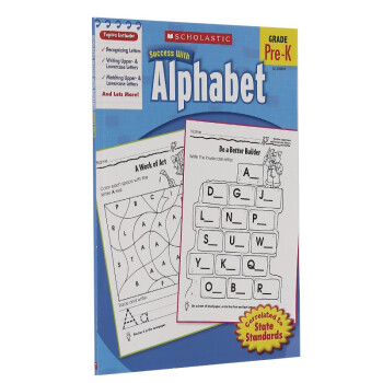 学乐成功系列 字母表 英文原版 Scholastic Success with Alphabet