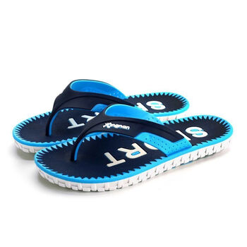 拖鞋潮男浴室韩版室内防滑居家洗澡防水百搭情侣沙滩人字凉拖 sport