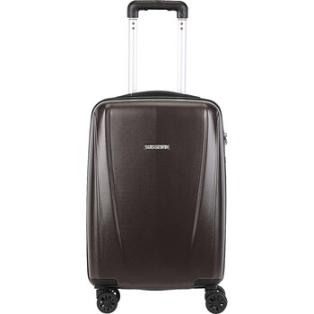 瑞世（SUISSEWIN） 万向轮拉杆箱 时尚休闲旅行箱 登机箱SN6700  20英寸 深咖色