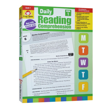 Evan Moor 每日练习系列丛书 阅读理解 完整版 一年级 Daily Reading Comprehension Grade 1 TE