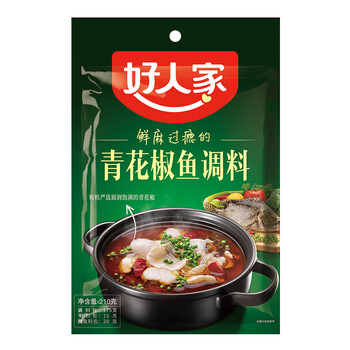 好人家青花椒鱼调料210g 川菜调味料红烧麻辣鱼料椒麻凉拌鸡 图片价格品牌报价 京东