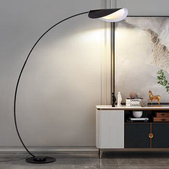 雷伟落地灯北欧现代荷叶钓鱼灯网红ins风客厅沙发灯轻奢立式灯卧室