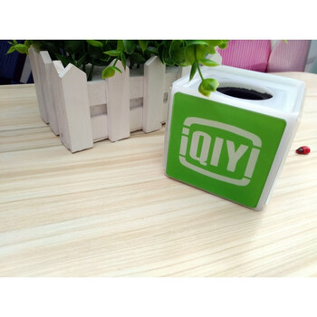 万人迷(manovo) 台标logo定制亚克力话筒台标新闻采访牌话筒卡套电视