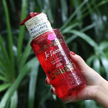 日本kose高丝洗发水 松本润无硅油洗发露 干枯烫染控油/护发素 酒红色