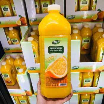 members mark山姆 日鲜沛橙汁2l100%橙汁巴氏杀菌冷 京津冀顺丰