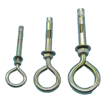 定制带圆圈膨胀螺丝膨胀吊环圈螺丝螺栓房顶挂钩吊钩吊床灯秋千 12mm