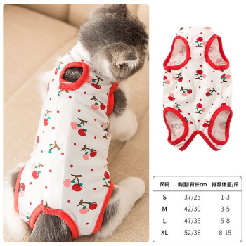 小猫咪衣服夏季防舔绝育服手术服宠物用品母猫断奶服薄款透气 妙医