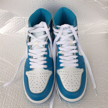 芝加哥篮球鞋男鞋黑红禁穿黑脚趾乔1鸳鸯女鞋情人节高帮休闲鞋 北卡蓝