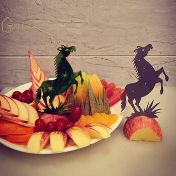 汀若饭团模具西瓜皮雕刻模具瓜皮雕模板水果拼盘果盘装饰酒店厨师dyl