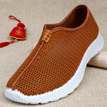 布益兴僧鞋男女夏季飞织网面透气薄款老北京布鞋中式汉服和尚出家人