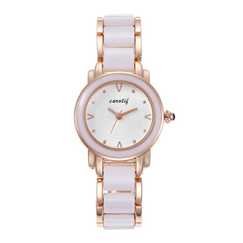 卡罗蒂夫(carotif)2023新款卡罗蒂夫防水手表陶瓷女士石英优雅小清新