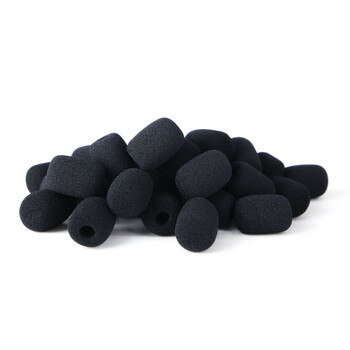 通用扩音器耳机耳麦小蜜蜂话筒海绵套麦克风海绵头泡沫头海绵球咪棉麦