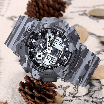 卡西欧(casio)手表 g-shock时尚运动抗震防水情侣表 ga-100cm-8a/ba