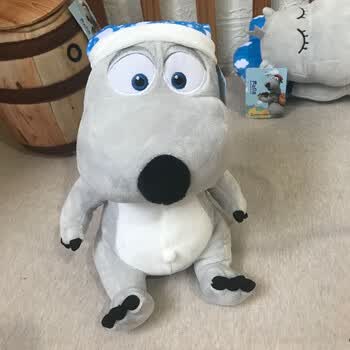 贝肯熊公仔玩具音乐大卫丑萌欠揍熊毛绒玩具抓机娃娃倒霉熊抱抱熊玩偶