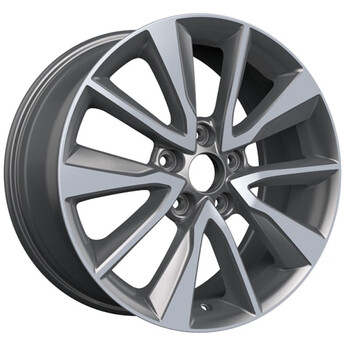 八代ix35索8名图16寸胜达途胜铝轮毂17寸现代朗动2015款枪灰车亮17x7j