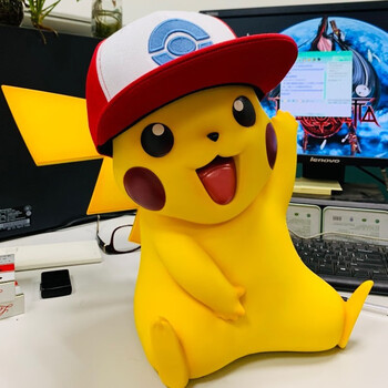 电影同款大侦探皮卡丘手办11公仔模型摆件儿童礼物男孩女孩送女友男