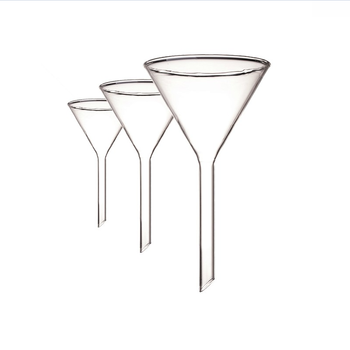 三角玻璃漏斗口径40mm60mm90mm 锥形漏斗化学漏斗 化学实验器材 60mm