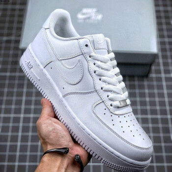 耐克森空军一号af1骨白冰蓝高低帮男女学生运动休闲板鞋小白鞋莆 低帮