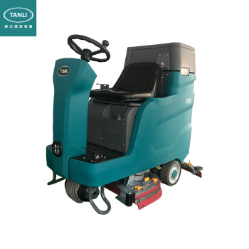 坦力TANLI驾驶式洗地机T110清洗硬质地面（洗地吸水一体）【免维护电瓶配置】