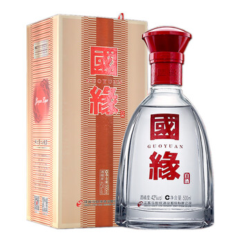今世缘 国缘单开 42度 500ml 柔雅型白酒