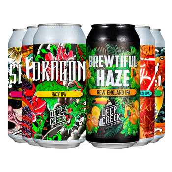 深汐(deep creek)精酿啤酒 深溪新西兰进口龙骨花/季风三倍浑浊ipa
