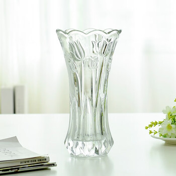 透明玻璃透明加厚花瓶摆件客厅插花花瓶干花富贵竹百合花瓶欧式餐桌水培花瓶25 八瓣 郁金香 图片价格品牌报价 京东