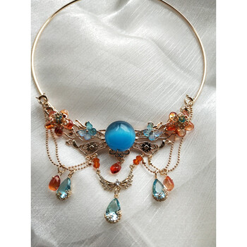 王者荣耀沧海之矅大乔原创汉服簪子发饰流苏头饰璎珞发夹全套配饰