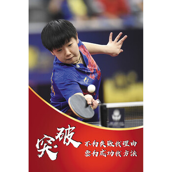 霜魄乒乓球运动员宣传画球室海报体育明星马龙刘诗雯孙颖莎墙贴纸贴画