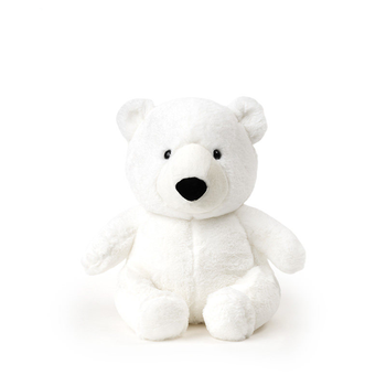 小白熊公仔可爱安抚毛绒玩具抱着睡布娃娃熊玩偶送男女友节日礼物 小