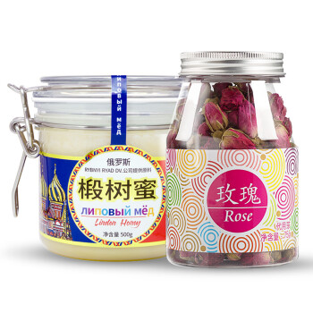 虎标蜂蜜玫瑰花茶 中国香港品牌虎标茶叶花草茶玫瑰花茶75g 蜂蜜500g 俄罗斯椴树蜜蜂蜜玫瑰花茶组合 行情报价价格评测 京东