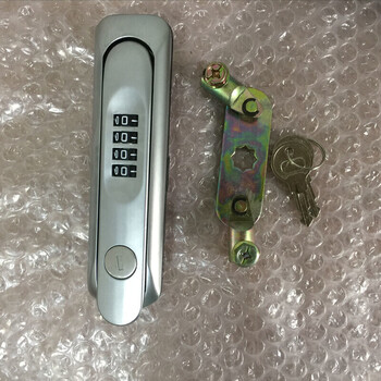 机柜密码锁配电柜密码锁机械密码锁电信柜密码锁机箱密码锁 银色配