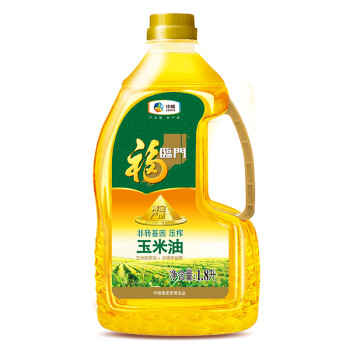 福临门 食用油 黄金产地玉米油1.8L 中粮出品