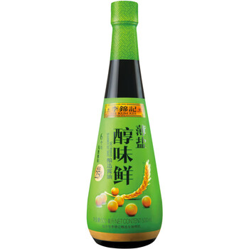 李锦记薄盐醇味鲜酱油500ml