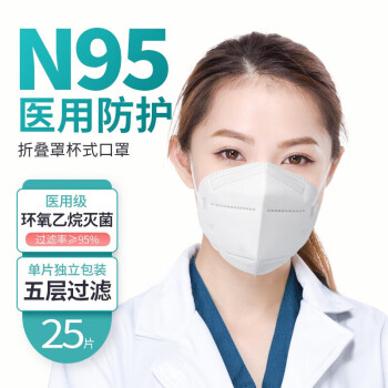 医疗保健>护理护具>口罩>成人医用口罩>御康隆>n95医用口罩一次性n95