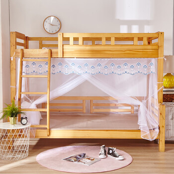 山头林村子母床蚊帐上下铺专用梯形下床 蚊帐上下床1.