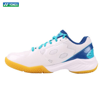 yonex羽毛球鞋女款尤尼克斯女鞋yy训练比赛减震透气防滑耐磨运动 白蓝