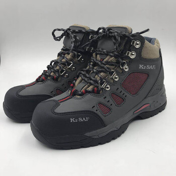 歌袖迪芬gexiudifen男韩国k2安全鞋侧拉链防砸出口劳保鞋高帮防护船厂