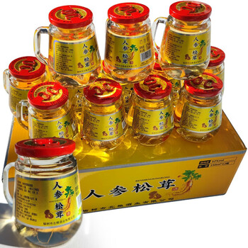 鞭枸杞酒东北42滋补养生小瓶白酒整箱52人参人参松茸酒52一箱12瓶150m