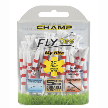 SZTEECHAMP高尔夫球钉球托塑料球T梯 69mm/ 83mm塑料TEE 球钉新款 (95505)-69MM 30支 白红线