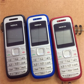 nokia/诺基亚1200经典老款怀旧按键1208保密无像头学生老人小配件