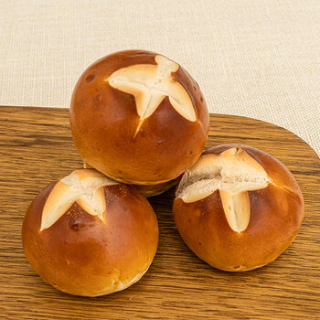 怡锦春碱水球面包碱水棍零食健身网红代餐食品早餐面包 碱水球(6个装)