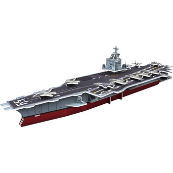 航母模型立体拼图纸质3d拼图拼版diy儿童手工航 大号企业号航母