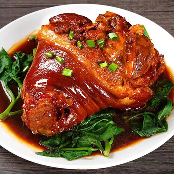 易胜 红烧蹄髈卤肉酱香加热即食真空包装五香猪无骨肘子肉 肘子肉500g