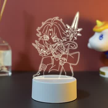 南啵丸原神周边胡桃小夜灯游戏可莉钟离温迪魈公子二次元摆件礼物 魈