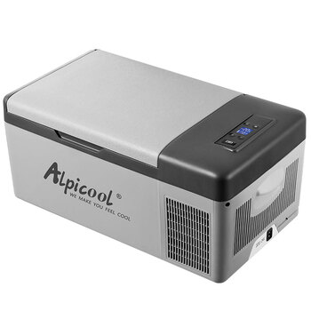 冰虎ALPICOOL車載冰箱 15陞家用車載兩用旅行戶外壓縮小冰箱