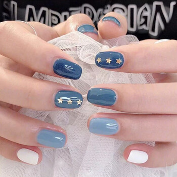 孜甲花手工光疗美甲高端定制跳色流苏新娘甲美甲套装孕妇指甲油胶手指贴片图1款s小号 图片价格品牌报价 京东