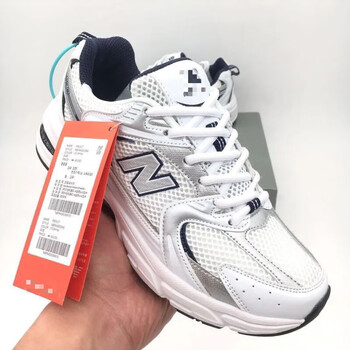 新百伦530老爹鞋女情侣款运动鞋男ins潮学生百搭跑530系列白银38