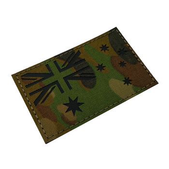 军事aor2迷彩 ir激光雕刻臂章 军迷魔术贴章 战术反光识别章 背包配章