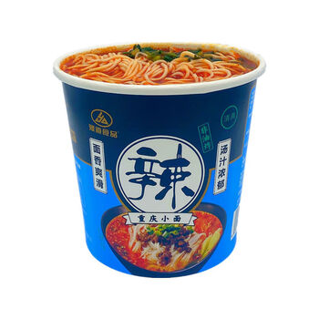 5折豫道重庆小面135g6桶装清真非油炸方便面整箱重庆小面135克6桶